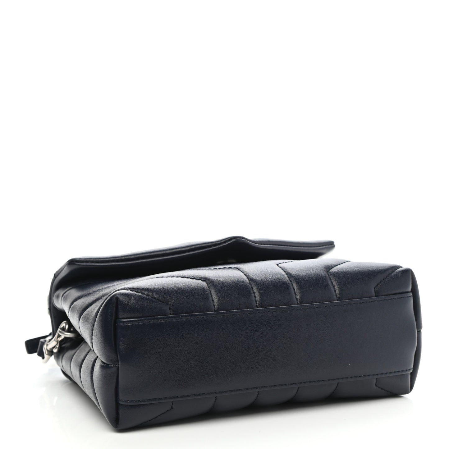 Calfskin Y Quilted Monogram Toy Loulou Crossbody Bag Deep Marine