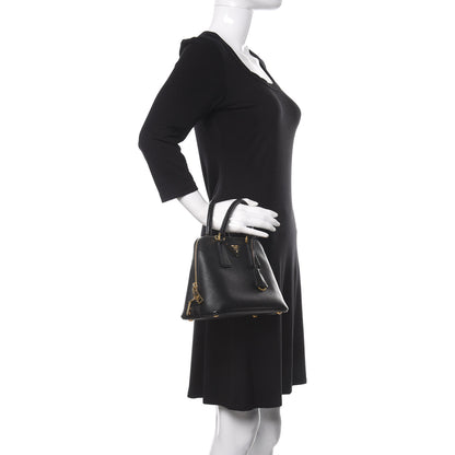 Prada Saffiano Lux Small Promenade Tote Black 2 of 11