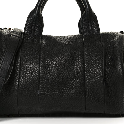 Alexander Wang Pebbled Lambskin Rocco Black Pale Gold Hardware 11 of 11