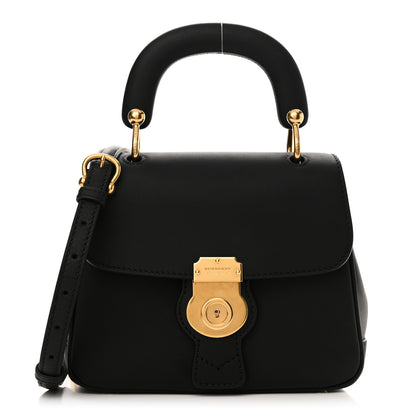 Burberry Trench Calfskin Small DK88 Top Handle Bag Black 1 of 10