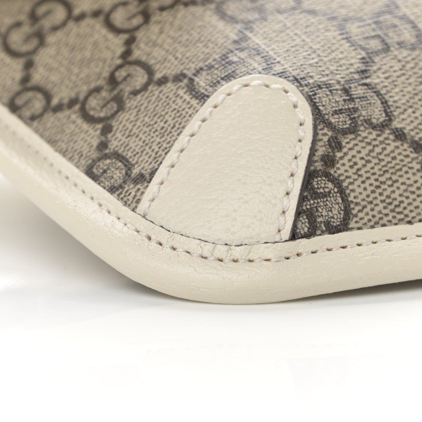 GG Supreme Monogram Web Small Ophidia Belt Bag 100 40 Brown White