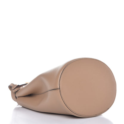 Burberry Calfskin Small Lorne Bucket Crossbody Natural 4 of 6