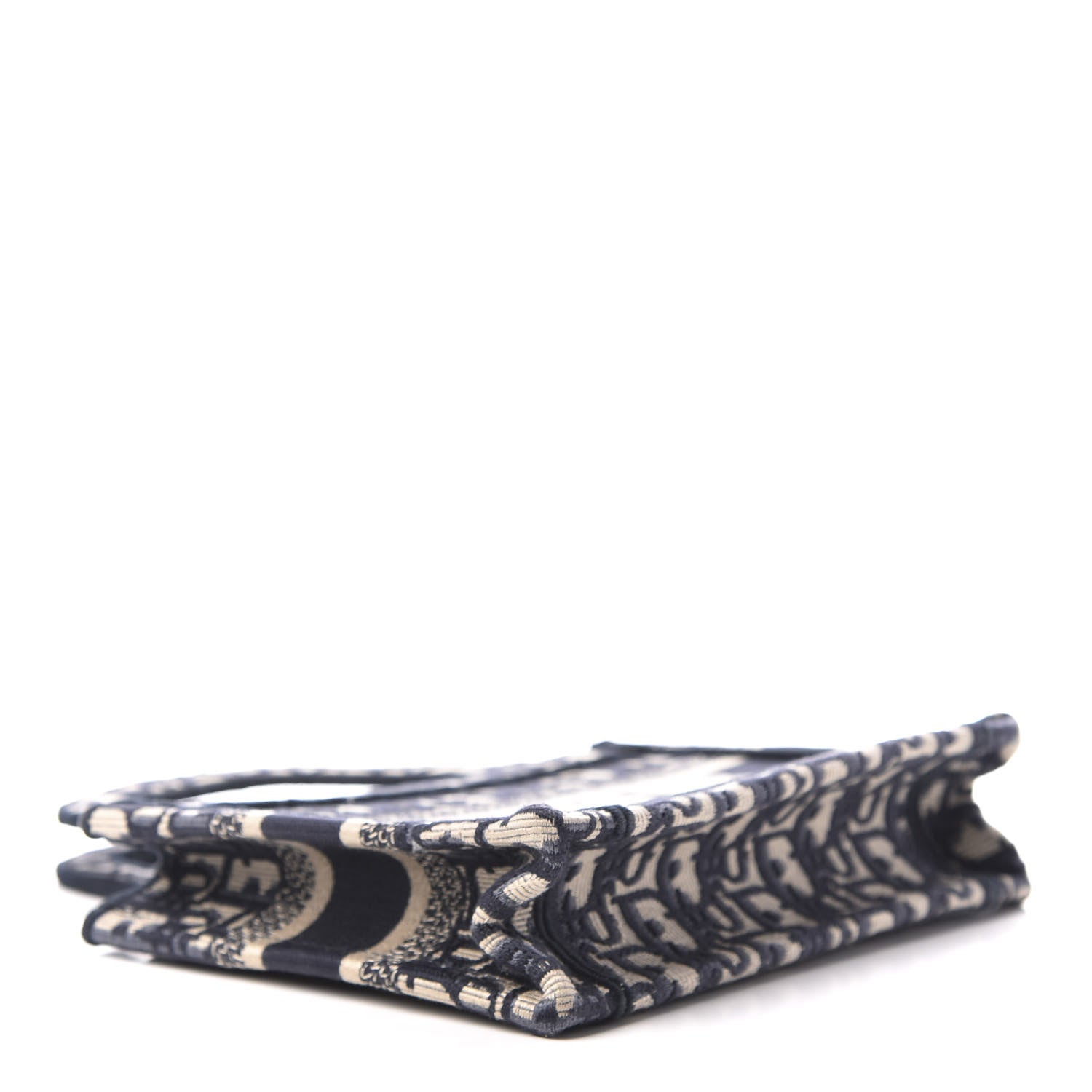 Christian Dior Oblique Mini Book Tote Blue Multicolor 4 of 9