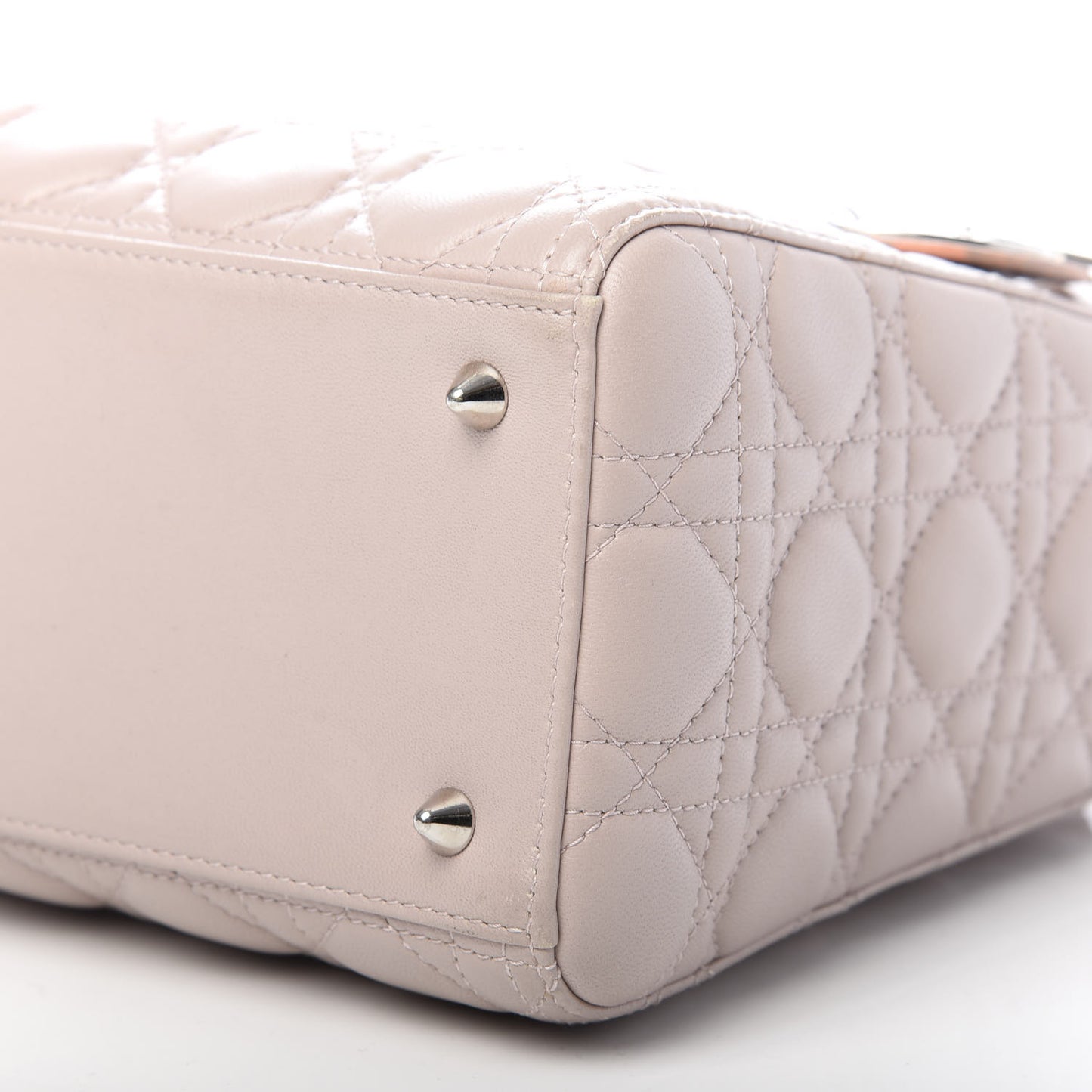 Lambskin Cannage Medium Lady Dior Light Pink