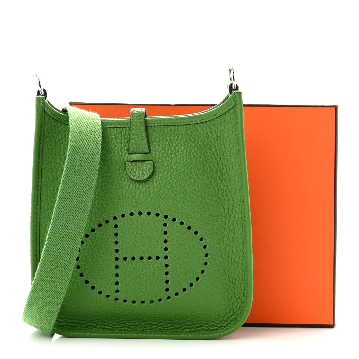Hermes Taurillon Clemence Amazone Evelyne TPM Bambou 11 of 11