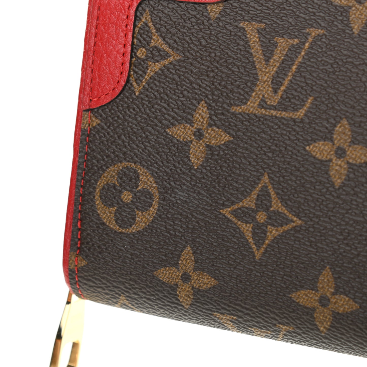 Monogram Retiro Zippy Wallet Cherry
