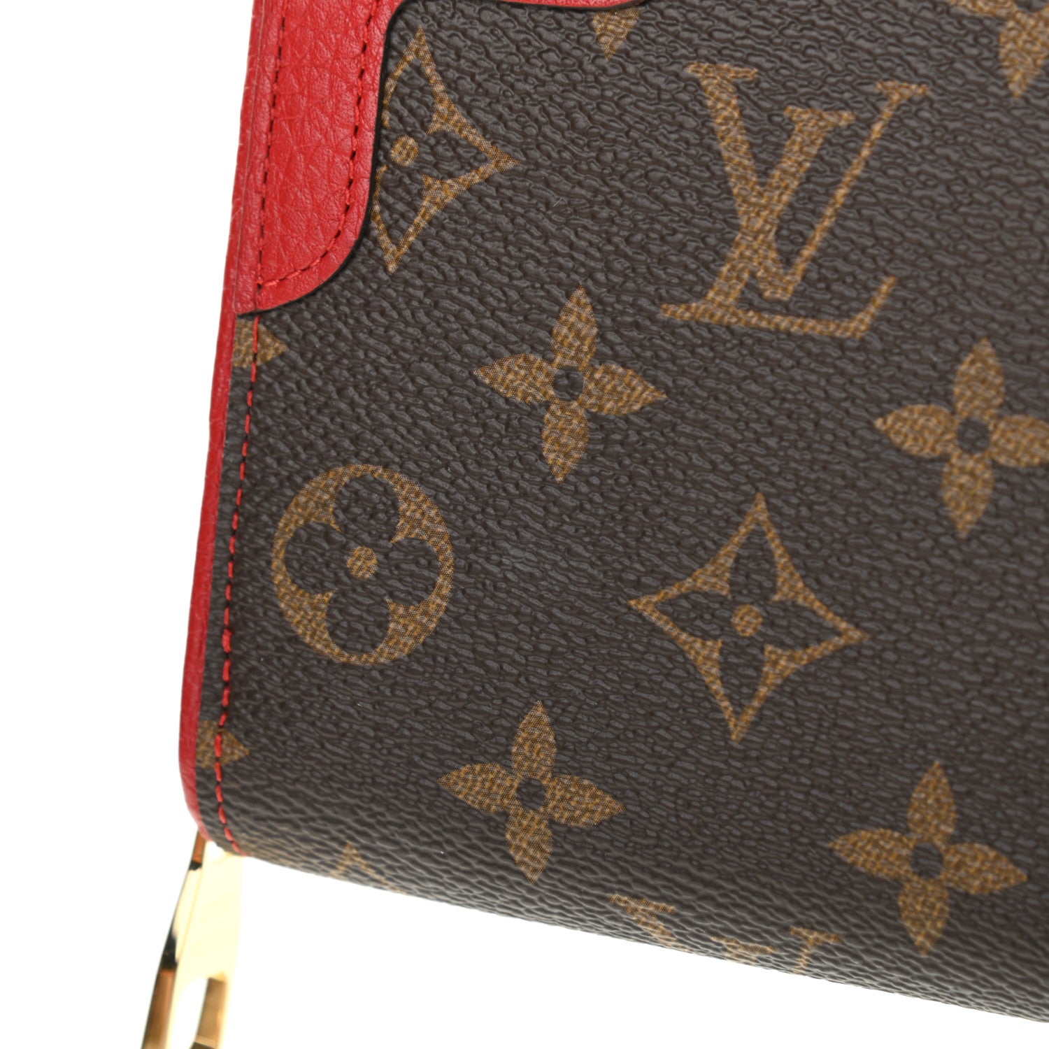 Louis Vuitton Monogram Retiro Zippy Wallet Cherry 11 of 11
