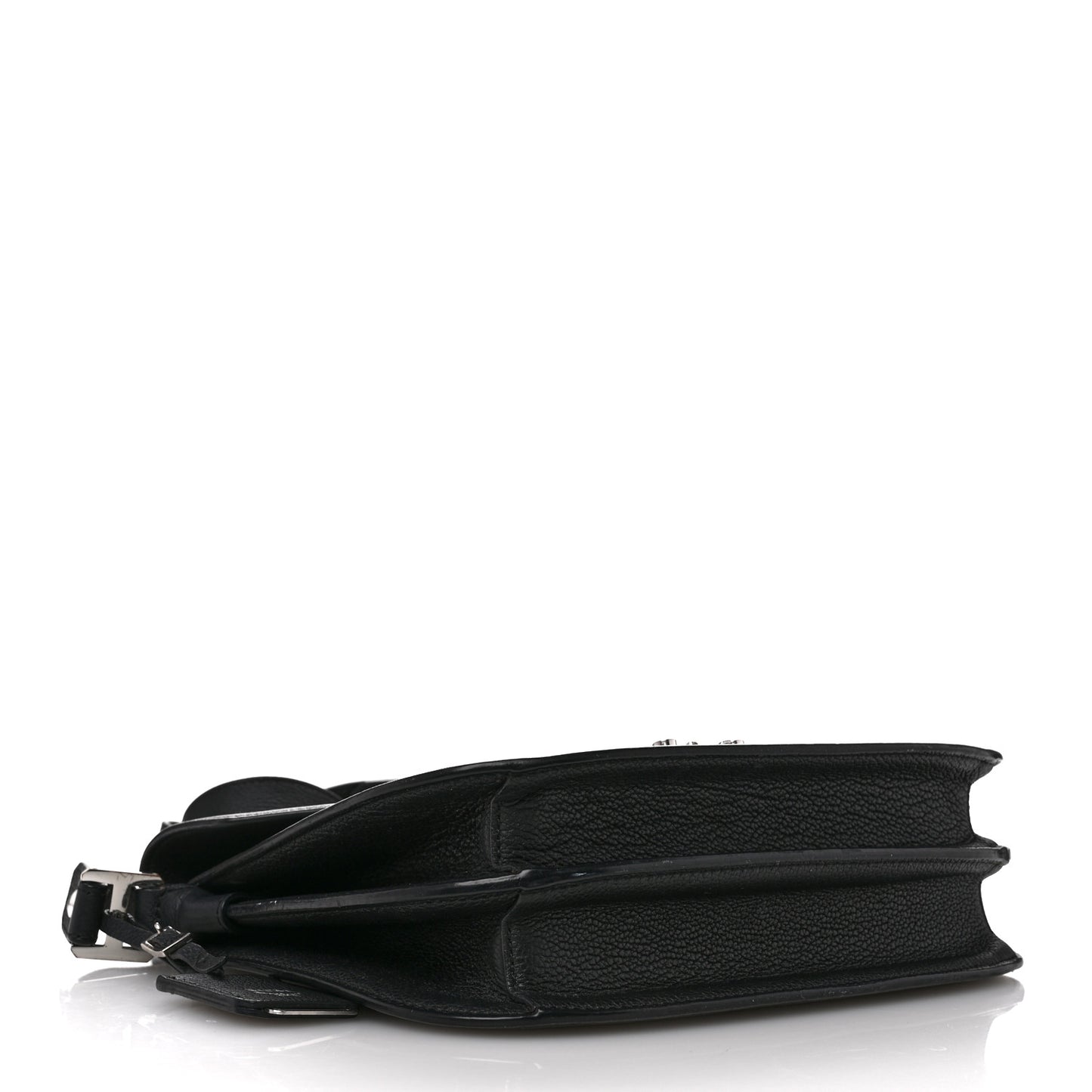 Grained Calfskin Patricia Park Avenue Crossbody Bag Black