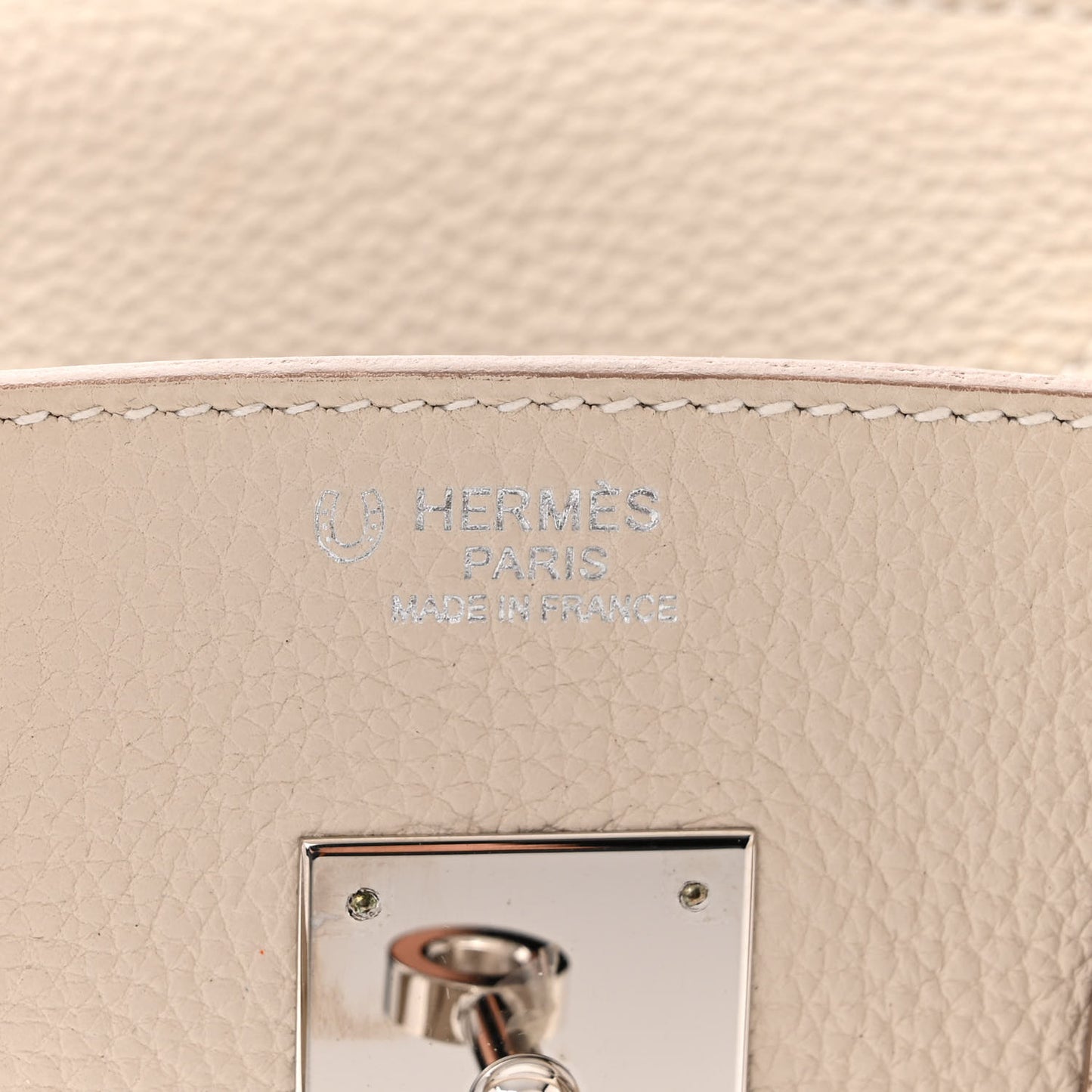 Togo Horseshoe Birkin 30 Craie Gris Perle