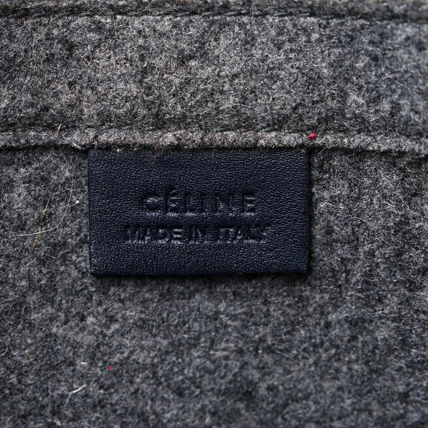 Celine Smooth Calfskin Small Belt Cabas Phantom Navy Blue 7 of 12