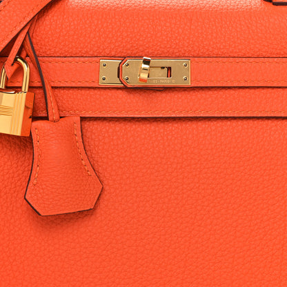 Hermes Togo Kelly Retourne 25 Feu 7 of 10