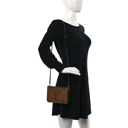 Louis Vuitton Reverse Monogram Giant Double Zip Pochette 3 of 9