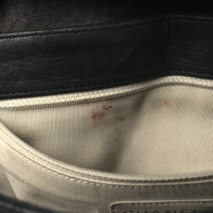 Chanel Washed Lambskin Quilted Maxi Chain Around Flap Black 10 of 11