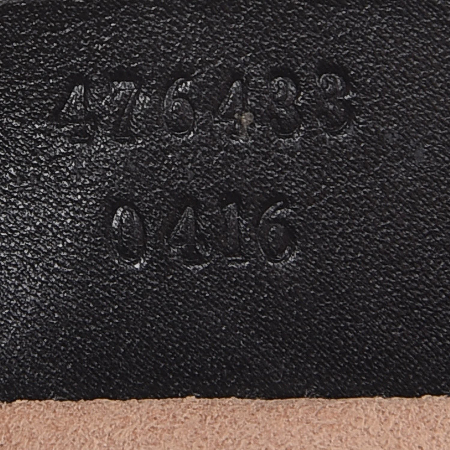 Gucci Calfskin Matelasse Super Mini GG Marmont Shoulder Bag Black 7 of 7