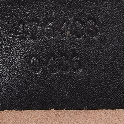 Gucci Calfskin Matelasse Super Mini GG Marmont Shoulder Bag Black 7 of 7