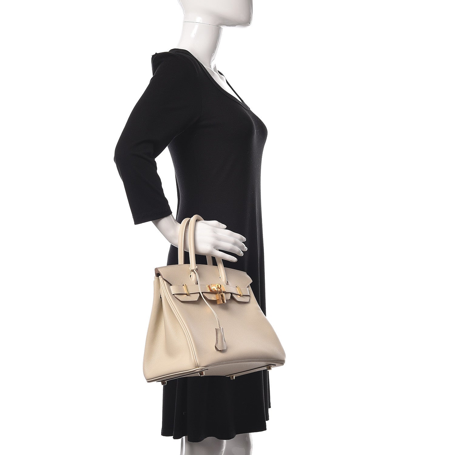 Hermes Epsom Birkin 30 Craie 2 of 10