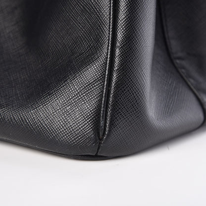 Prada Saffiano Large Galleria Double Zip Tote Black 17 of 22