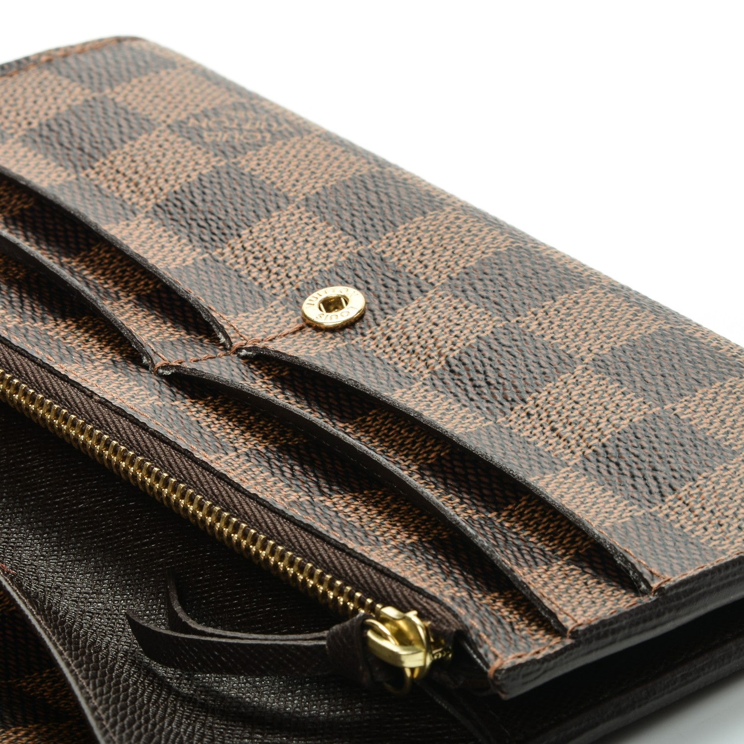 Louis Vuitton Damier Ebene Emilie Wallet 7 of 8