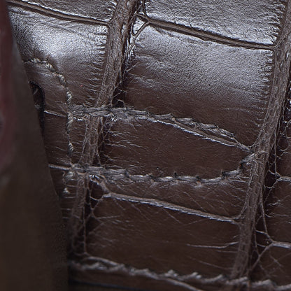 Hermes Matte Alligator Kelly Pochette Ebene 13 of 25