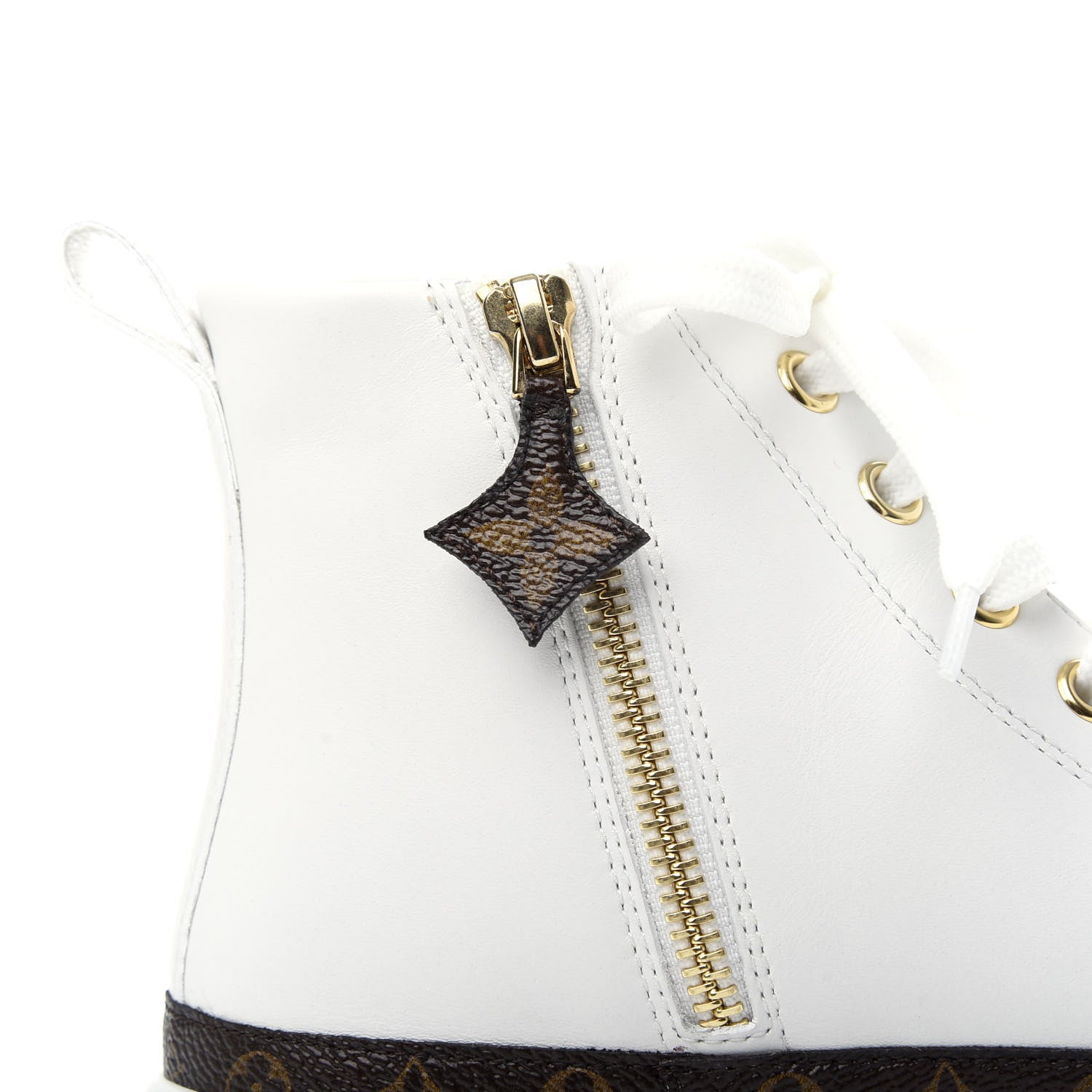 Louis Vuitton Monogram Stellar Sneaker Boots 35.5 White 11 of 12