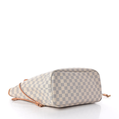 Louis Vuitton Damier Azur Neo Neverfull MM Rose Ballerine 5 of 12