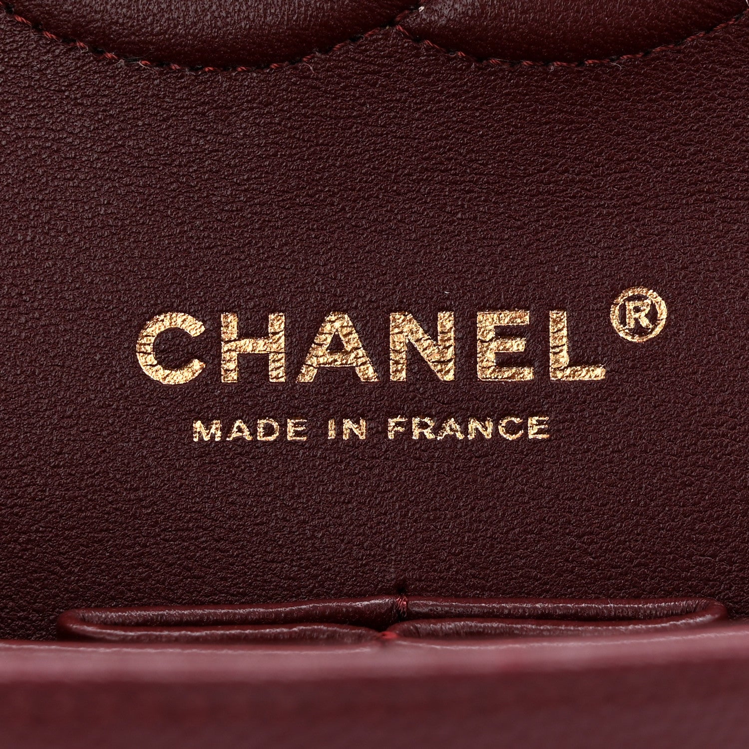 Chanel Caviar Quilted Medium Double Flap Burgundy 6 of 11