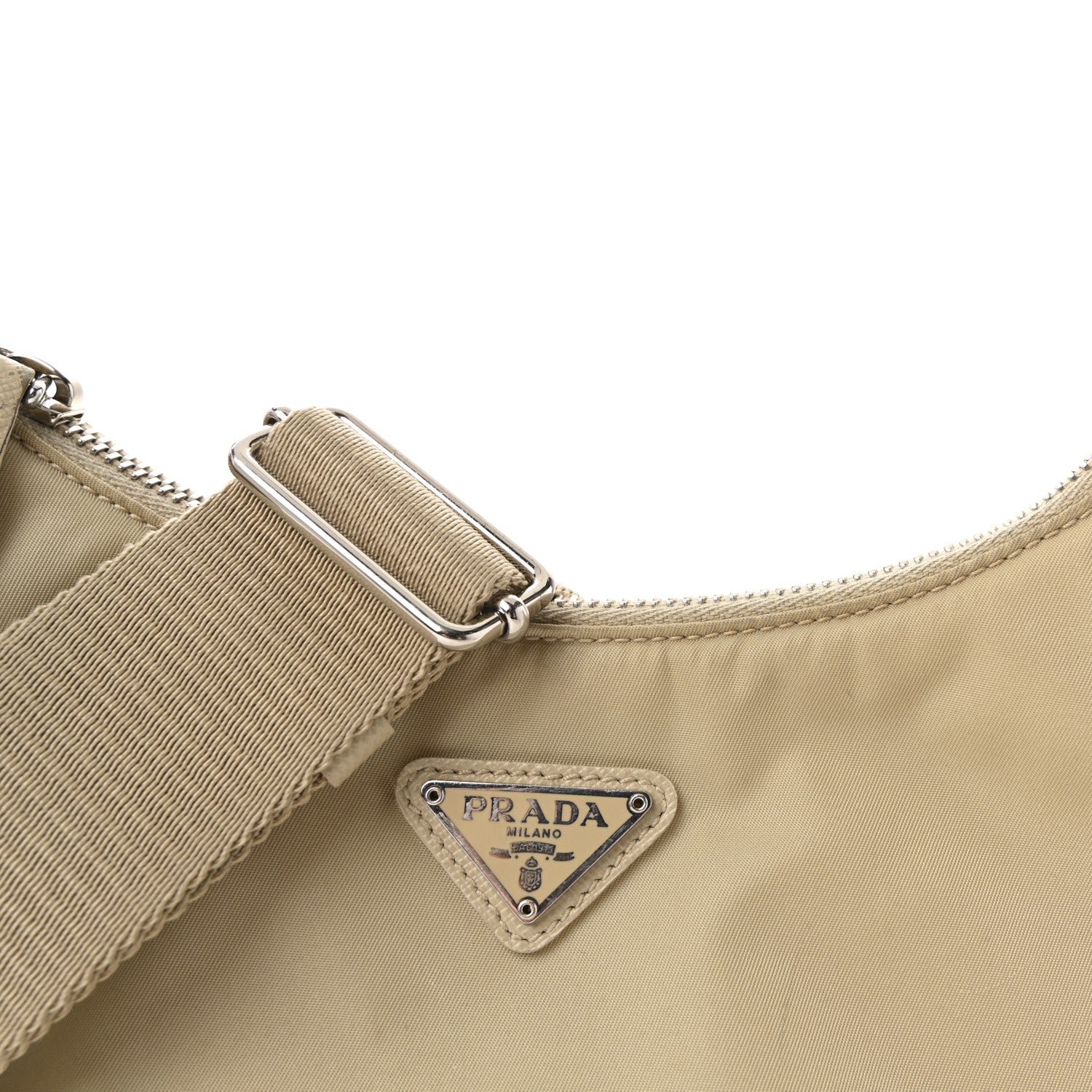 Prada Re-Nylon Saffiano Re-Edition 2005 Shoulder Bag Deserto 8 of 10