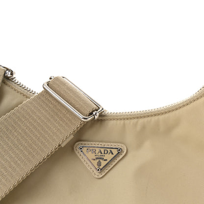 Prada Re-Nylon Saffiano Re-Edition 2005 Shoulder Bag Deserto 8 of 10