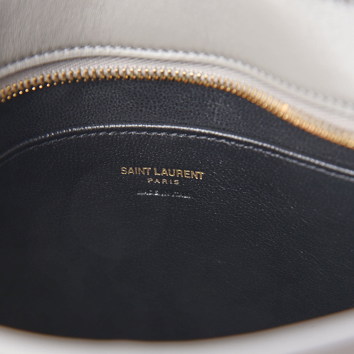 Saint Laurent Calfskin Small Monogram Cabas Fog 4 of 7