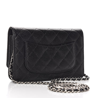 Chanel Caviar Quilted Wallet On Chain WOC Black 3 of 11