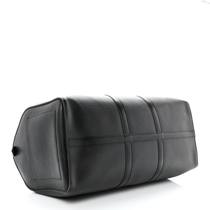 Louis Vuitton Epi Keepall 50 Black 3 of 18