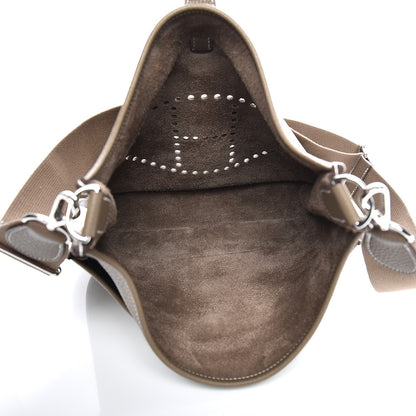 Hermes Taurillon Clemence Evelyne III GM Etoupe 4 of 7