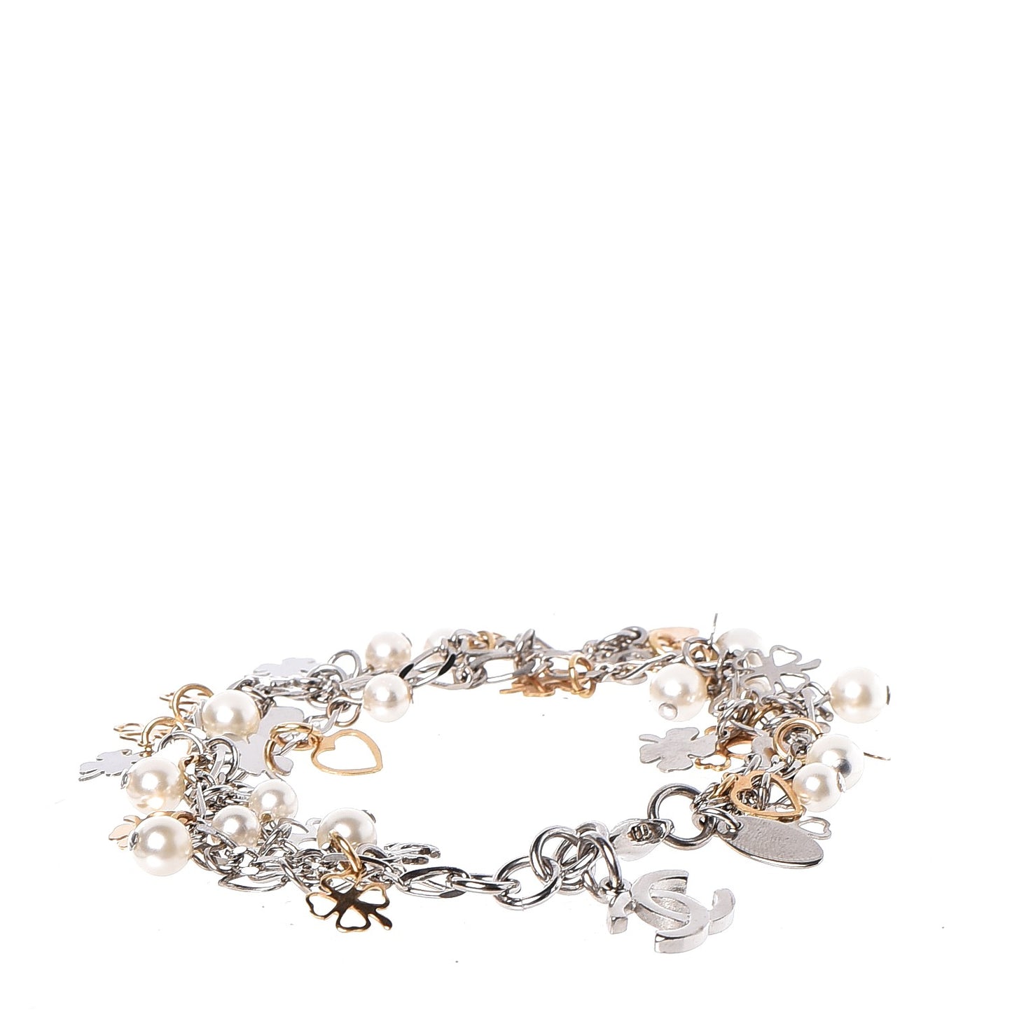 Lucky Charms CC Bracelet Silver