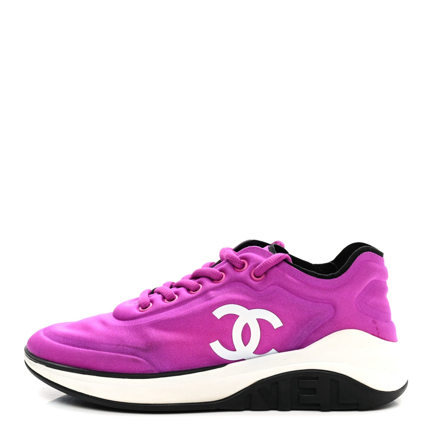 Lycra Fabric Womens CC Sneakers 36 Dark Pink