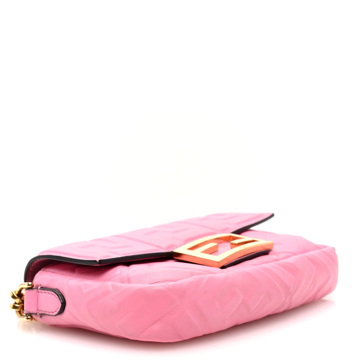 Fendi Nappa FF 1974 Embossed Mini Baguette Lollypop 4 of 10