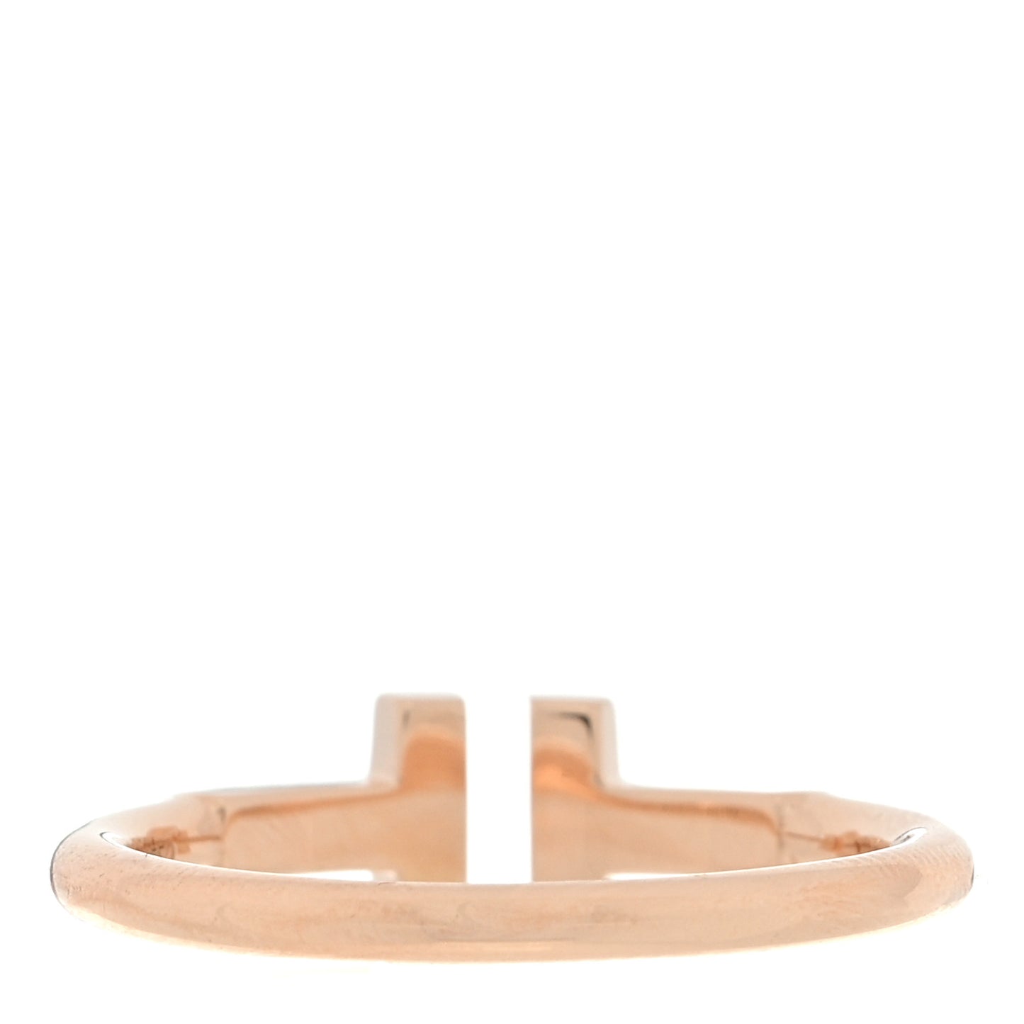 18K Rose Gold T Wire Ring 50 5.5