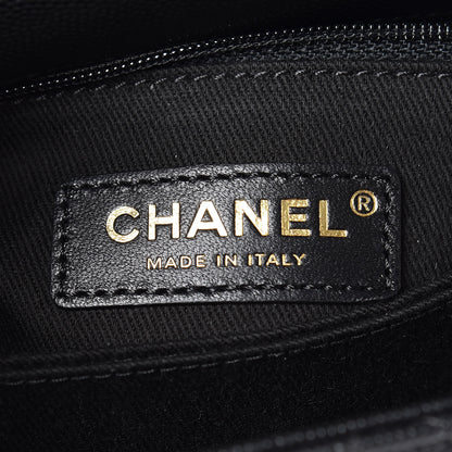Chanel Caviar Lizard Embossed Quilted Mini Coco Handle Flap Black 8 of 10