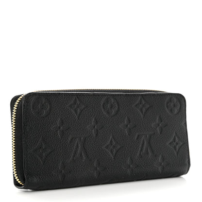 Louis Vuitton Empreinte Clemence Wallet Black 3 of 6