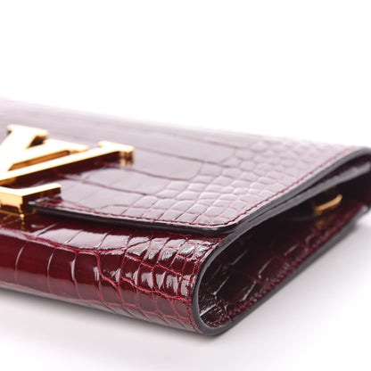 Louis Vuitton Alligator Chain Louise GM 917 6 of 10
