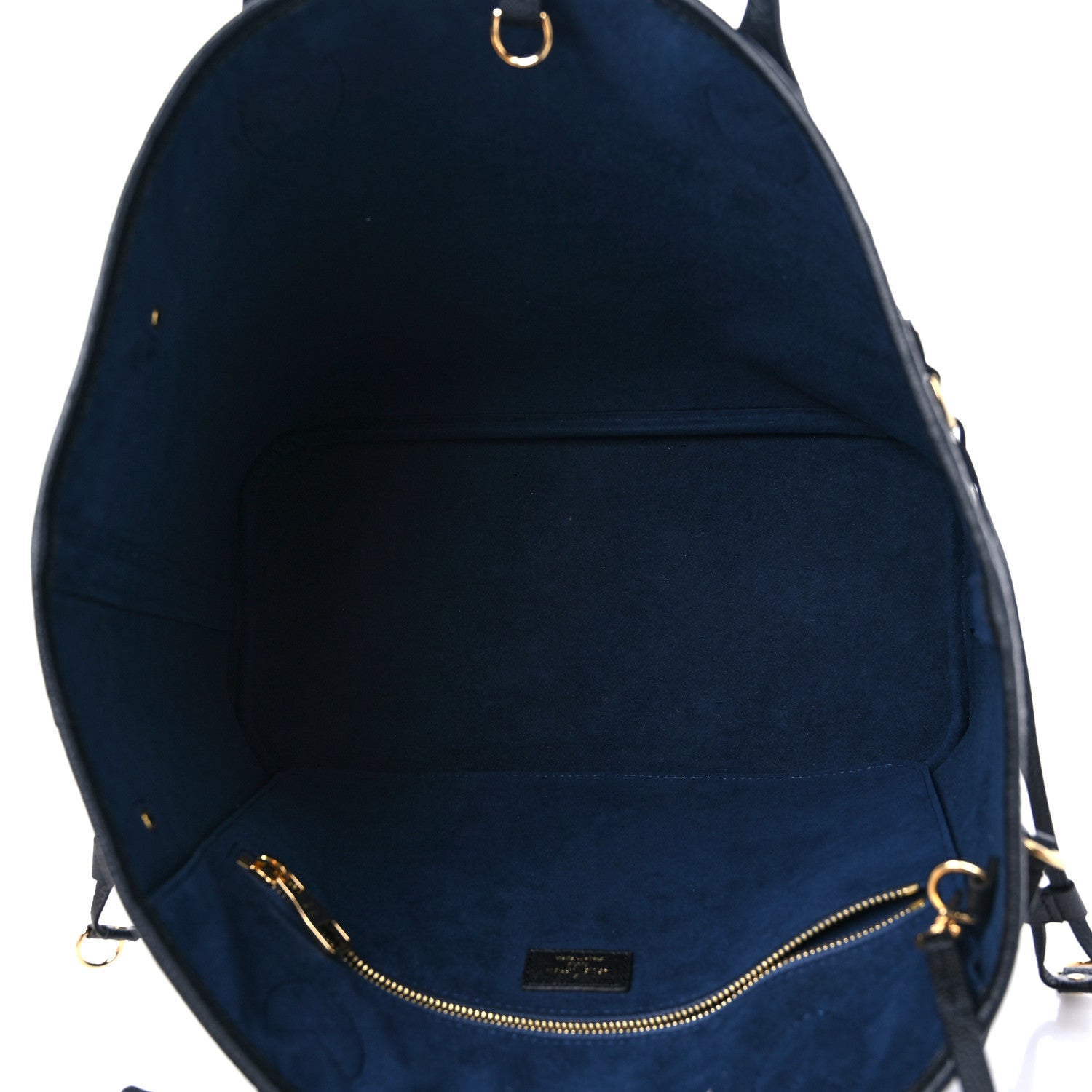 Louis Vuitton Empreinte Monogram Giant Neverfull MM Black 6 of 9