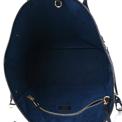 Louis Vuitton Empreinte Monogram Giant Neverfull MM Black 6 of 9