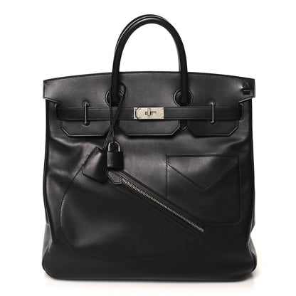 Hermes Veau Volupto Rock HAC Birkin 40 Black 3 of 14