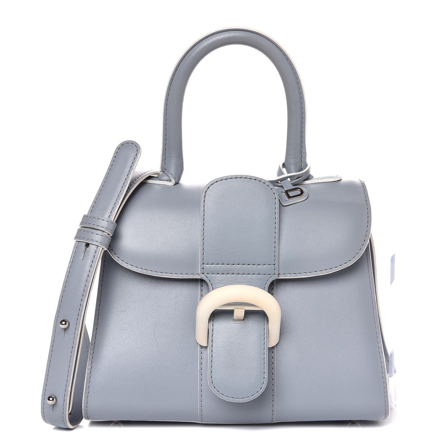 Calfskin Mini Brillant Satchel Light Blue