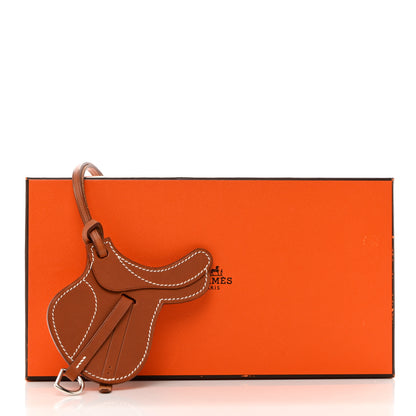 Hermes Natural Barenia Paddock Selle Horse Saddle Bag Charm 4 of 4