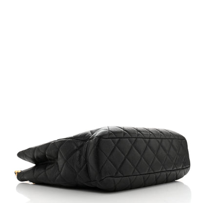 Chanel Caviar Quilted Shopping Tote Black 4 of 18
