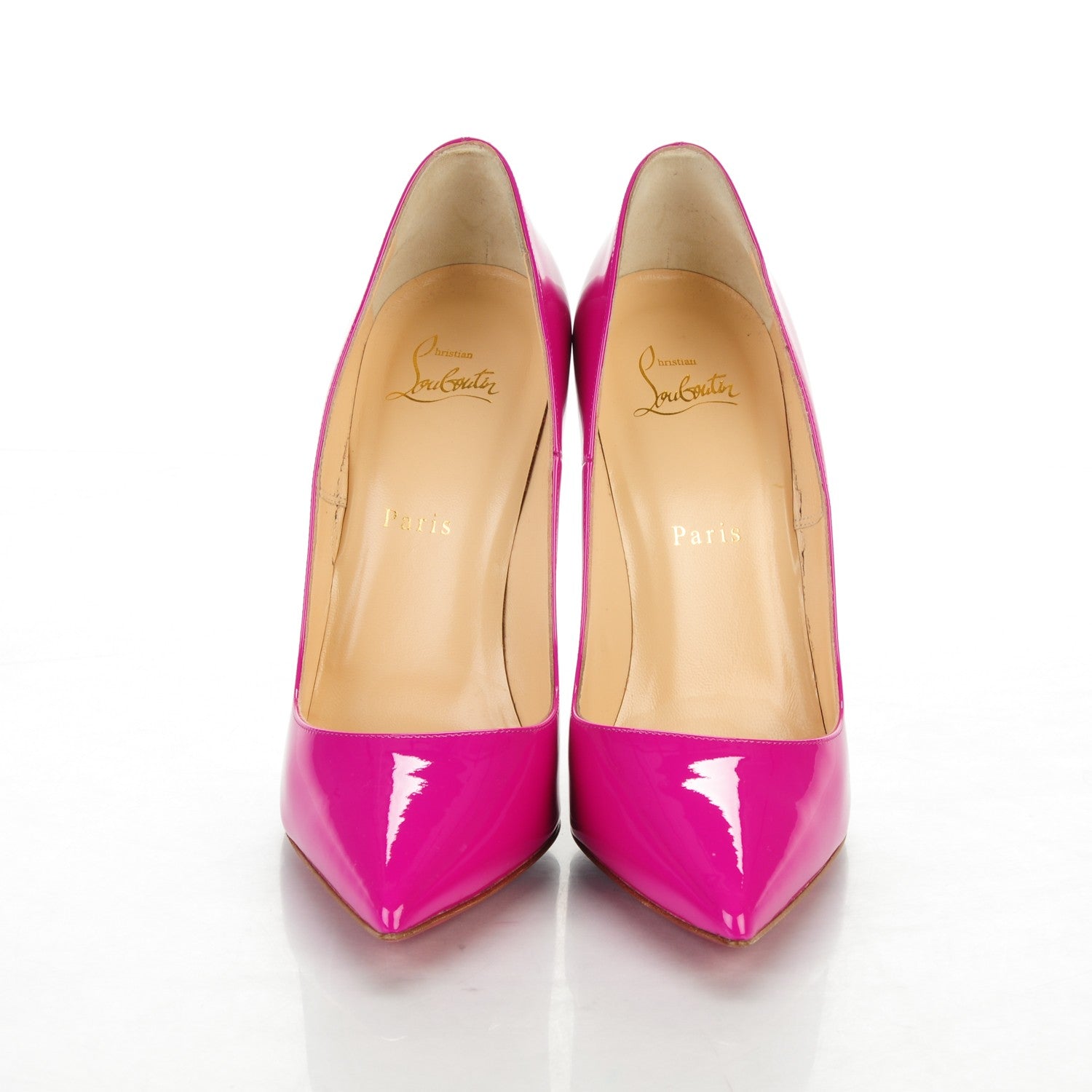 Christian Louboutin Patent So Kate 120 Pumps 40 Rose Indien 2 of 6