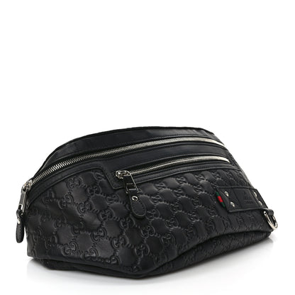 Gucci Guccissima Web Belt Bag Black 4 of 9