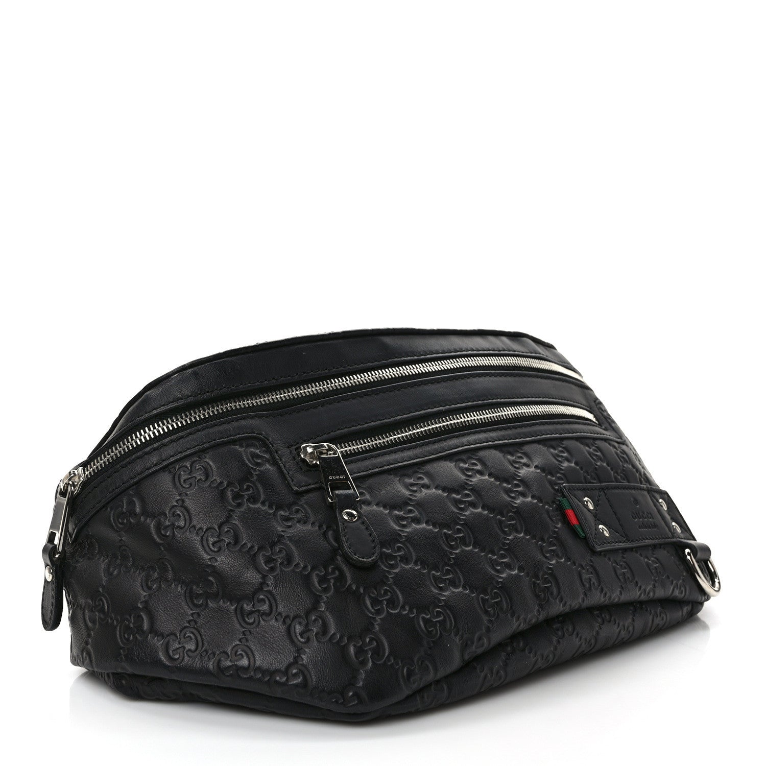 Gucci Guccissima Web Belt Bag Black 4 of 9