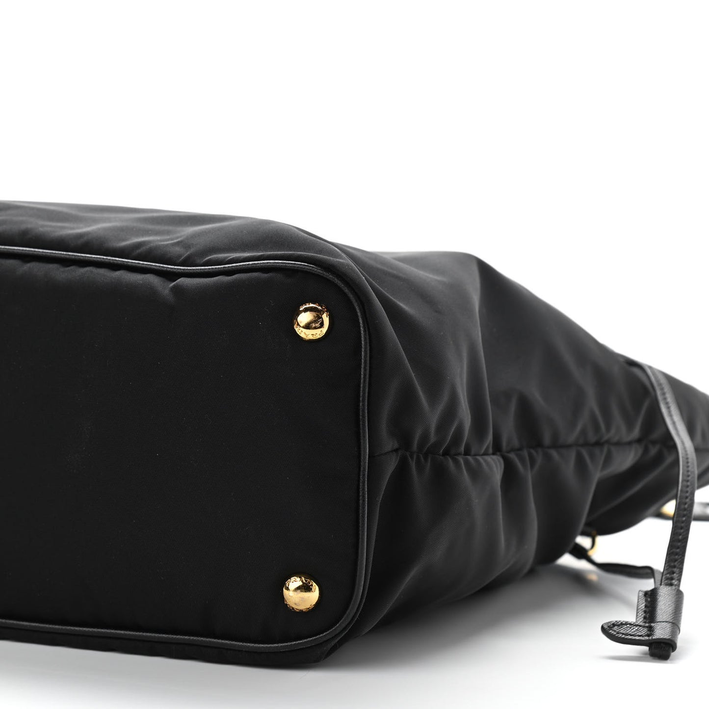 Tessuto Nylon Saffiano Tote Black