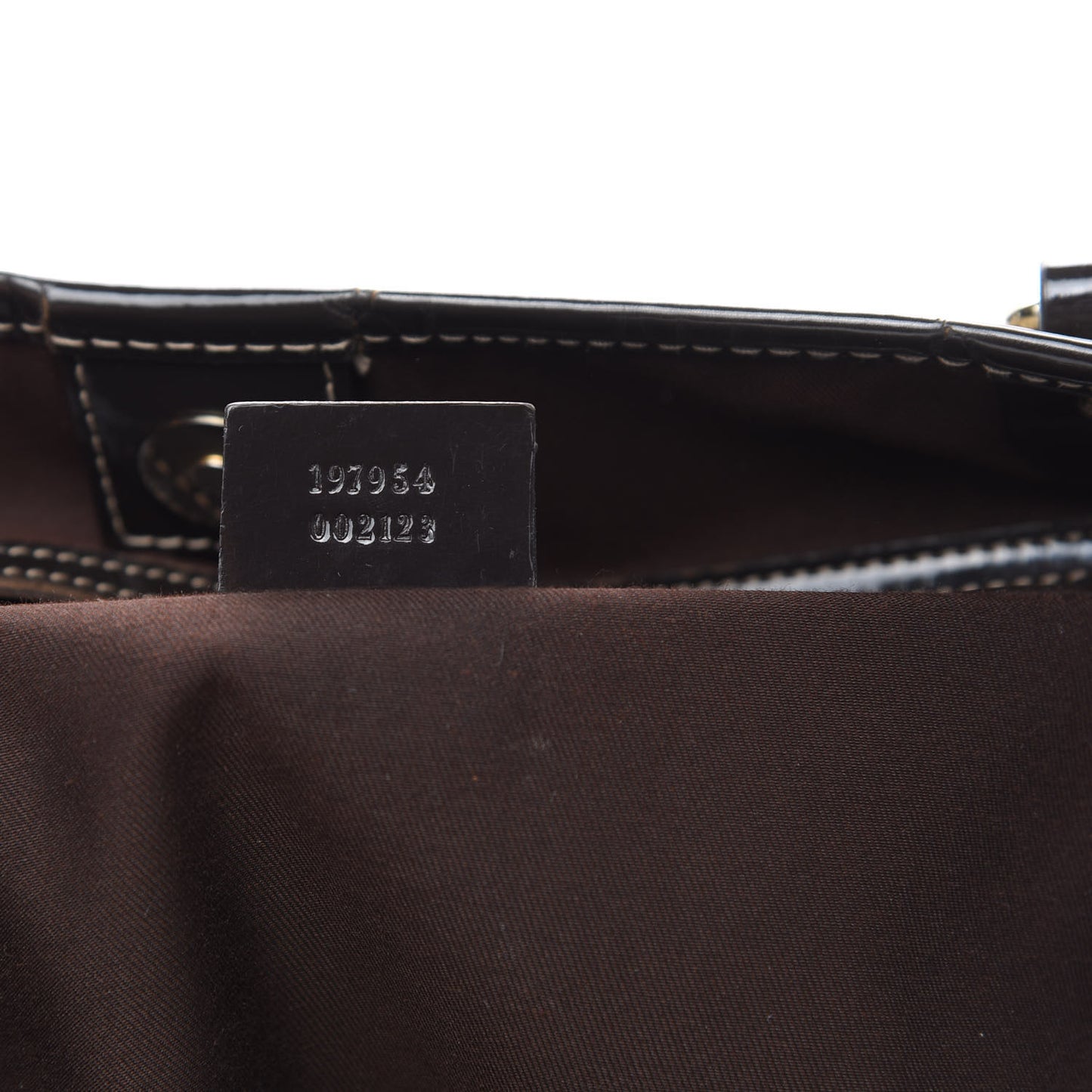 GG Plus Monogram Large Joy Tote Dark Brown